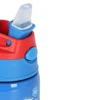 Garrafa squeeze térmica infantil Hot Wheels Mattel Luxcel 500 ml - azul
