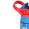 Garrafa squeeze térmica infantil Hot Wheels Mattel Luxcel 500 ml - azul