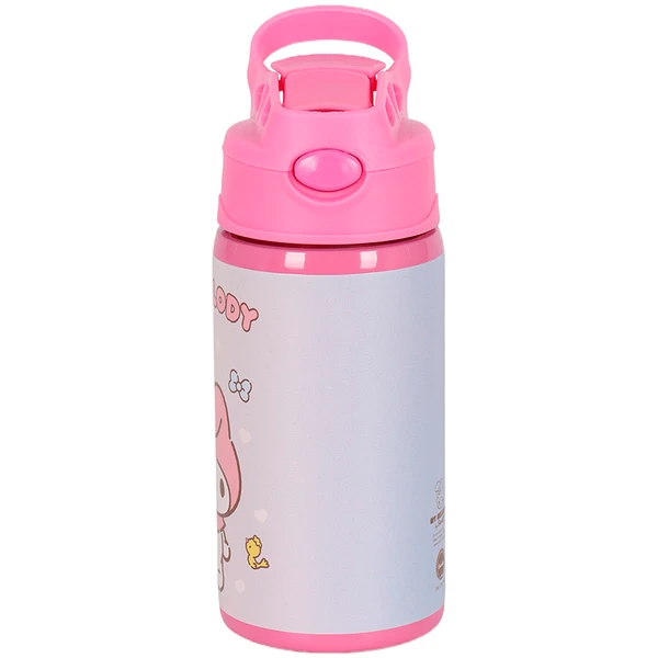Garrafa squeeze térmica infantil My Melody Sanrio Luxcel 500 ml - rosa