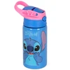 Garrafa squeeze térmica infantil Stitch Disney Luxcel 500 ml - azul