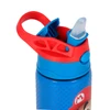 Garrafa squeeze térmica infantil Super Mario Nintendo Luxcel 500 ml - azul