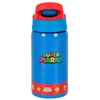 Garrafa squeeze térmica infantil Super Mario Nintendo Luxcel 500 ml - azul
