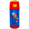Garrafa squeeze térmica infantil Super Mario Nintendo Zona Criativa 350 ml