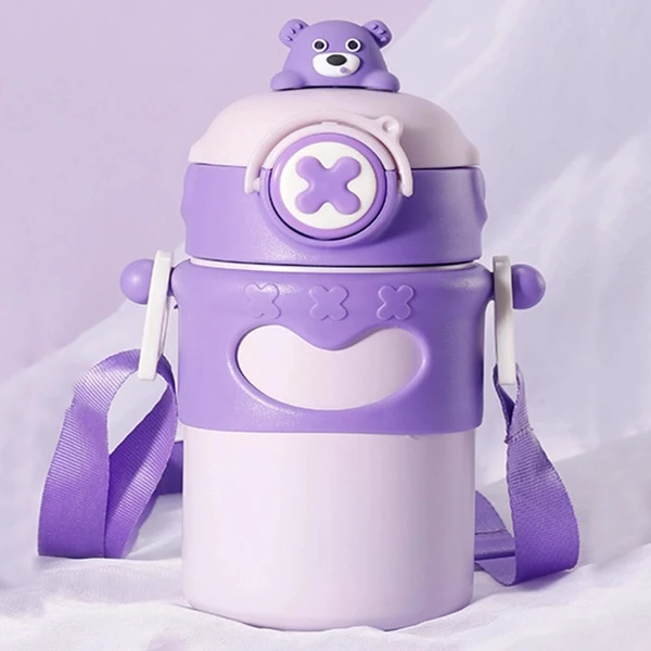 Garrafa squeeze térmica infantil Ursinho 500 ml