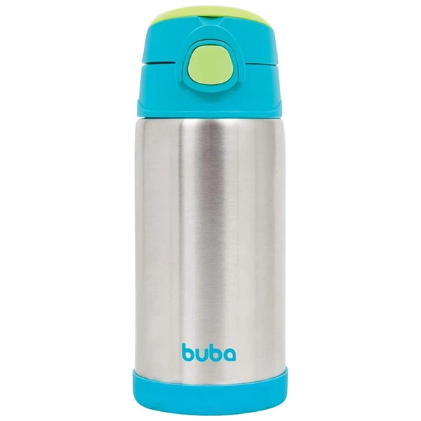 Garrafa squeeze térmica infantil azul Buba 400 ml