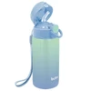 Garrafa squeeze térmica infantil degradê azul Buba 400 ml