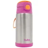 Garrafa squeeze térmica infantil rosa Buba 400 ml