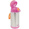 Garrafa squeeze térmica infantil rosa Buba 400 ml