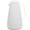 Garrafa térmica Carrossel branca com detalhes dourados Wolff 400 ml