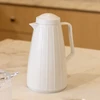 Garrafa térmica Carrossel branca com detalhes dourados Wolff 400 ml