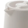 Garrafa térmica com alça amadeirada Nórdica branca Wolff 1 litro