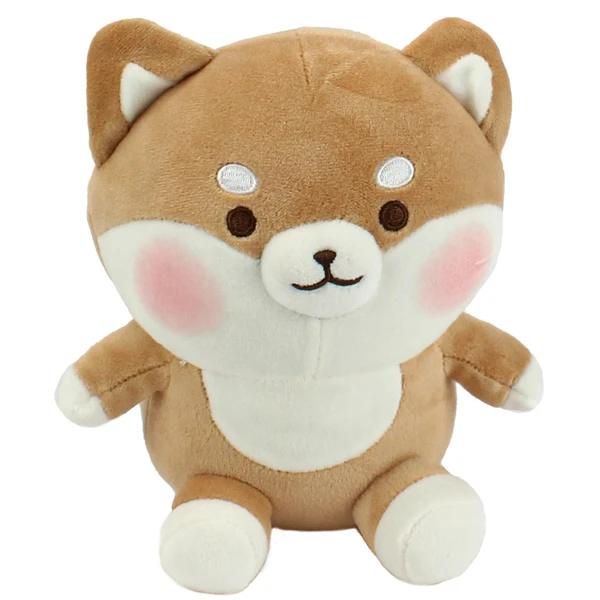 Gatinho marrom de pelúcia 19 cm