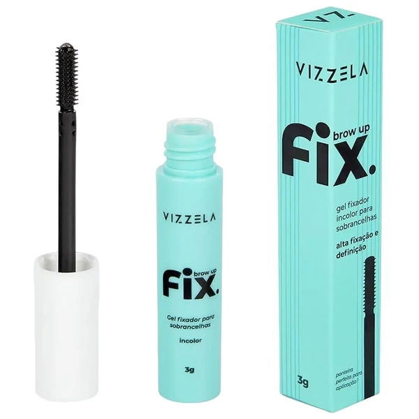 Gel fixador de sobrancelhas Brow Up Fix Vizzela