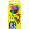 Giz de Cera Acrilex 6 cores 24 g