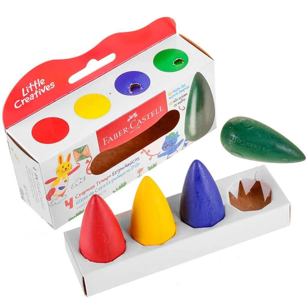 Giz de cera Pião 4 cores Faber-Castell