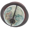 Globo terrestre com bússola e base amadeirada Wolff 23x15