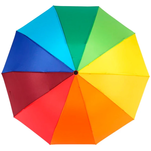 Guarda chuva retrátil manual Mini Arco-íris 1,10 m