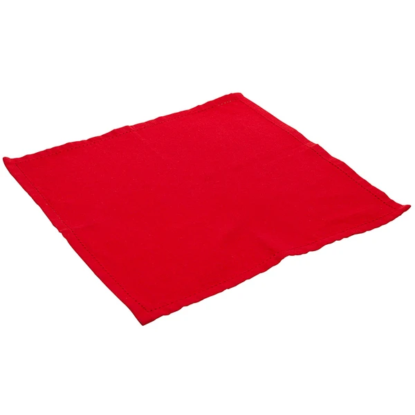 Guardanapos de algodão Momentos vermelho Lyor 40x40 4 peças