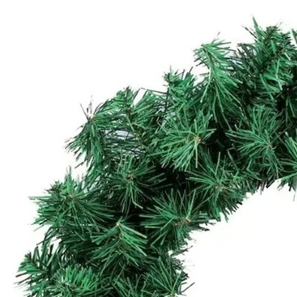 Guirlanda natalina verde 120 galhos 50 cm
