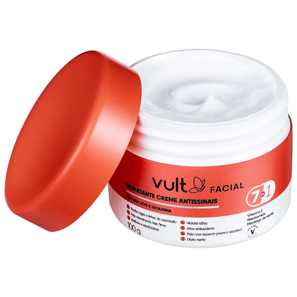 Hidratante facial Creme Antissinais Vult