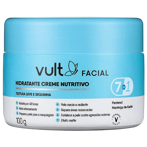 Hidratante facial Creme Nutritivo Vult