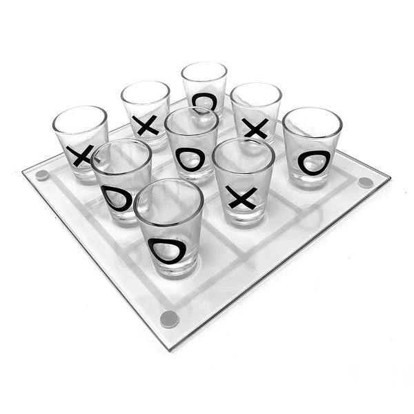 JOGO DA VELHA COM COPOS DE SHOT