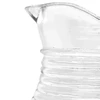 Jarra de vidro texturizado com linhas horizontais 500 ml