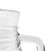 Jarra de vidro texturizado com linhas horizontais 500 ml