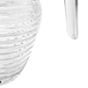 Jarra de vidro texturizado com linhas horizontais 500 ml