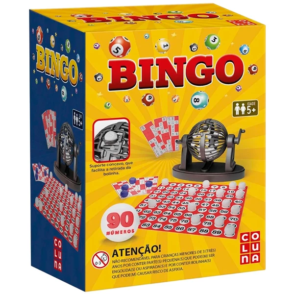 Jogo Bingo com globo e 24 cartelas