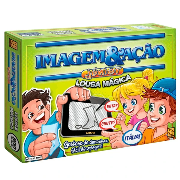 Jogo Imagem e Ação Júnior com lousa mágica Grow