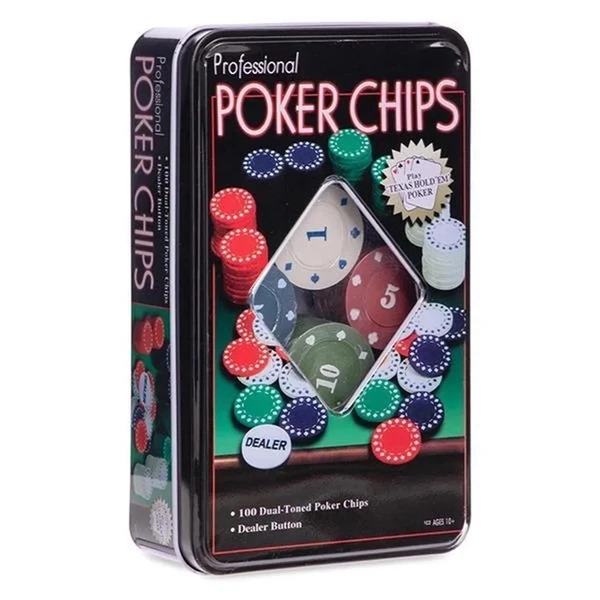 Jogo Poker com 100 fichas