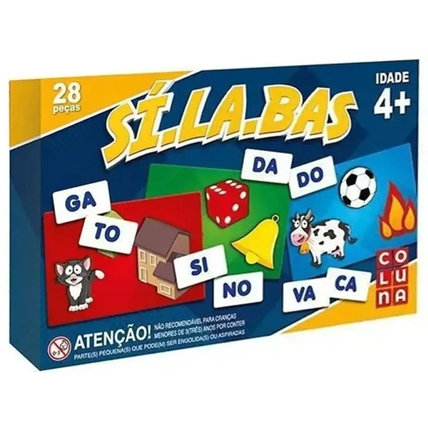 Jogo Sílabas 28 peças