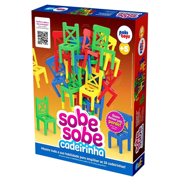 Jogo Sobe Sobe Cadeirinha 18 peças