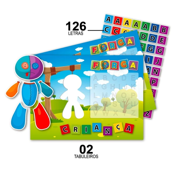 Jogo da forca 128 peças