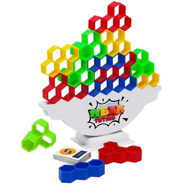 Jogo de equilíbrio Hexa Tetris