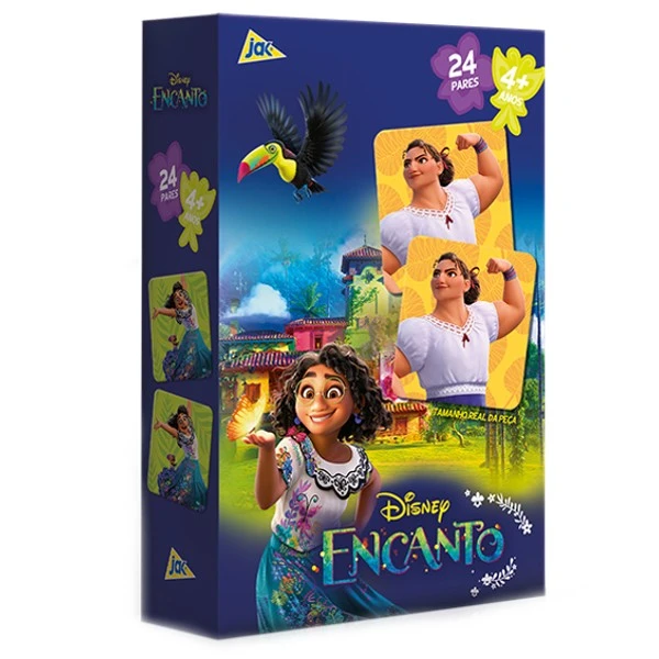 Jogo de memória Encanto Disney 48 peças