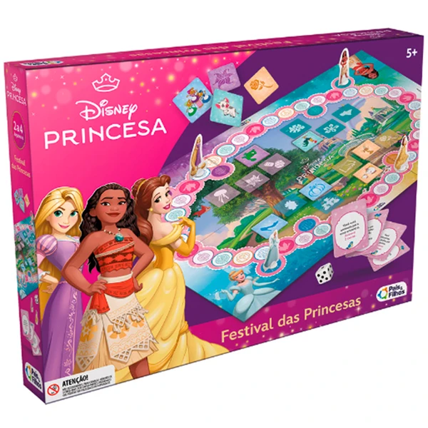 Jogo de tabuleiro Festival das Princesas