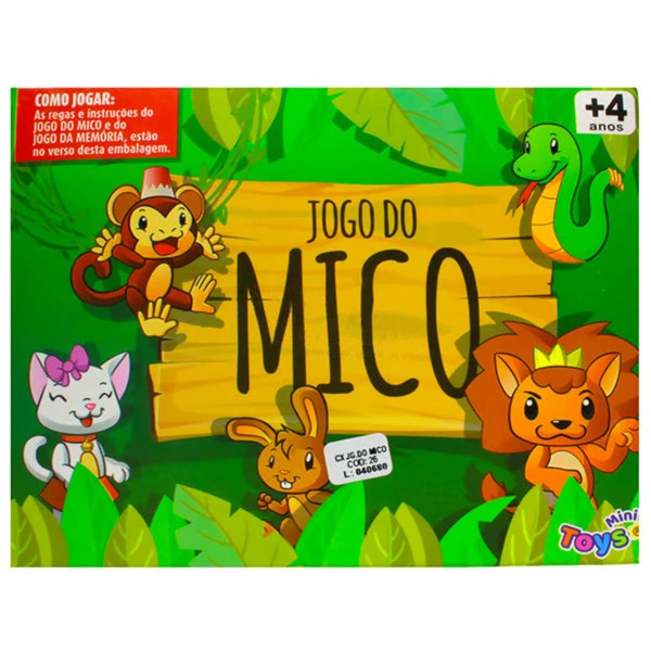 Jogo do Mico e de memória 2 em 1
