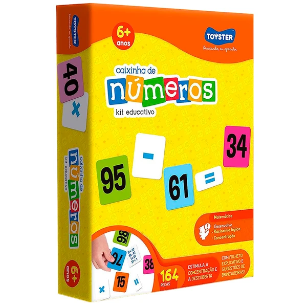 Jogo educativo Caixinha de Números
