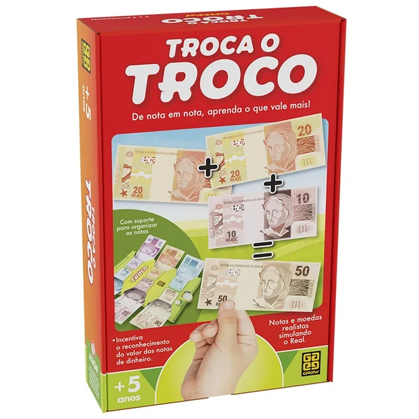 Jogo educativo Troca o Troco Grow