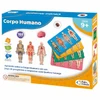 Jogo educativo com quebra-cabeça Corpo Humano
