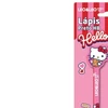 KIT LÁPIS GRAFITE HB COM BORRACHA HELLO KITTY C/ 2