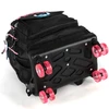 KIT MOCHILA CARRINHO 360° E LANCHEIRA TÉRMICA STITCH LUXCEL - PRETO