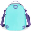 KIT MOCHILA CARRINHO 360° E LANCHEIRA TÉRMICA STITCH LUXCEL - TURQUESA