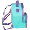 KIT MOCHILA CARRINHO 360° E LANCHEIRA TÉRMICA STITCH LUXCEL - TURQUESA