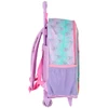 KIT MOCHILA CARRINHO E LANCHEIRA TÉRMICA ANGEL STITCH LUXCEL ROXO