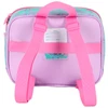 KIT MOCHILA CARRINHO E LANCHEIRA TÉRMICA ANGEL STITCH LUXCEL ROXO