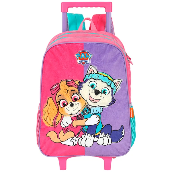 KIT MOCHILA carrinho, lancheira e estojo Patrulha Canina