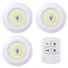 Kit 3 luminárias LED com controle remoto